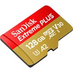 SANDISK Extreme microSDXC Plus 128GB + Adapter Karta pamięci