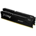 メモリー Kingston FURY BEAST DDR5 6000Mhz 16GB x2 KINGSTON Fury Beast 16GB (2x8GB) 6000MHz Pamięć RAM - niskie