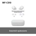 SONY WF-C510 Biały Słuchawki bezprzewodowe - niskie ceny i