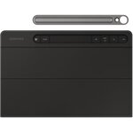 Galaxy Tab S9｜S9 FE Book Cover Keyboard Samsung Book Cover Keyboard Slim Galaxy Tab S9 czarne etui