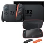 NINTENDO Switch 2 Czarny + Zestaw akcesoriów FROGGIEX FX-NS2