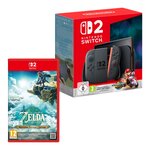 NINTENDO Switch 2 Czarny + Mario Kart World Gra NINTENDO