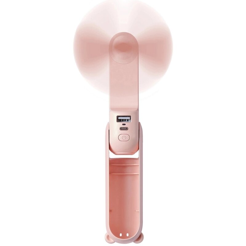 Wentylator JISULIFE Handheld Fan Life8 Plus Różowy