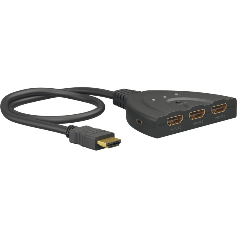 Adapter HDMI - 3x HDMI QIXO 0.55 m