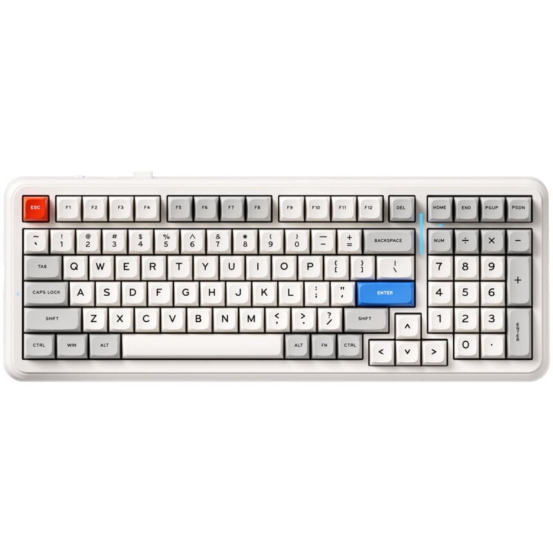 Klawiatura MCHOSE MC-K99V2-11 Retro Biały