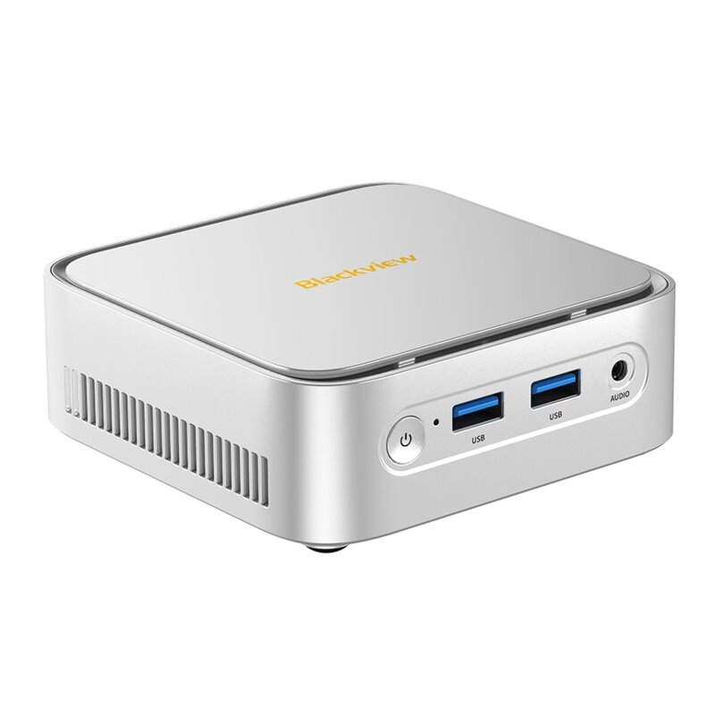 Komputer BLACKVIEW MP50 R5-3500U 16GB RAM 512GB SSD Wi-Fi Windows 11 Professional Srebrny