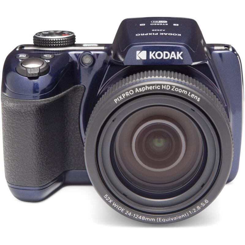 Aparat KODAK AZ528 Niebieski, 16 Mpix, 52x zoom optyczny, Full HD + Futerał + Baterie