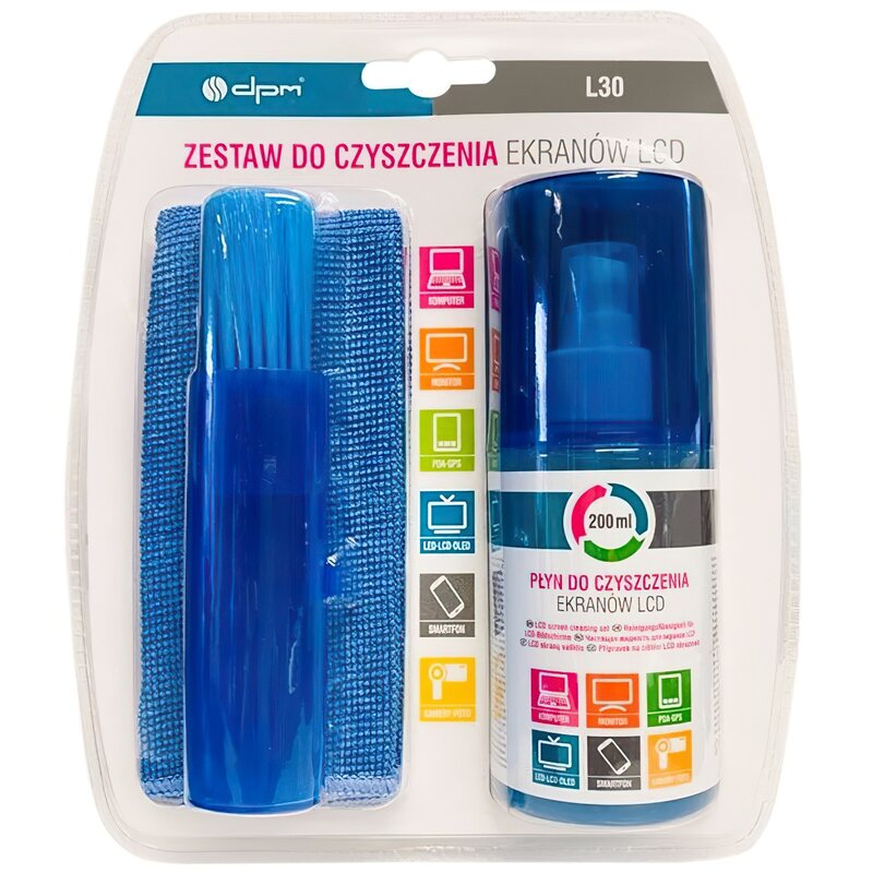 Zestaw czyszczący DPM do ekranów LCD L30 200 ml