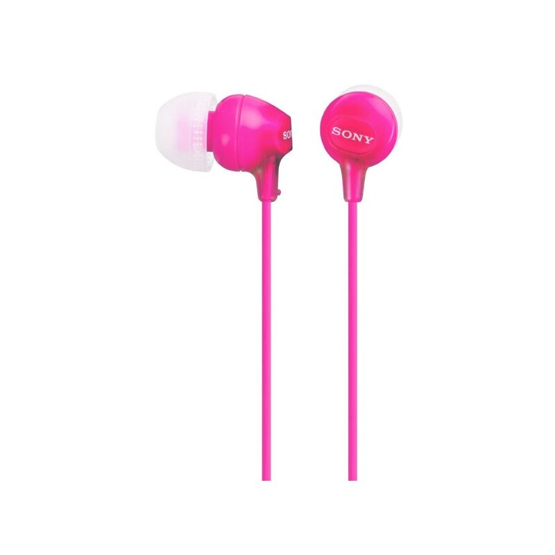 Słuchawki dokanałowe SONY MDR-EX15AP Różowy