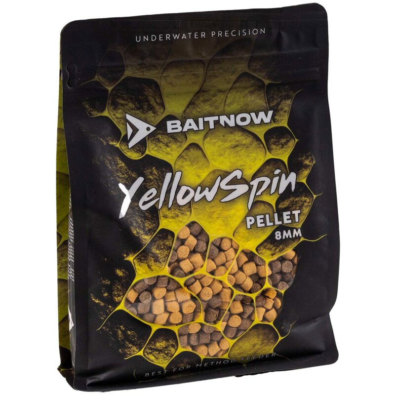 Pellet BAITNOW Yellow Spin 8 mm (800 g)