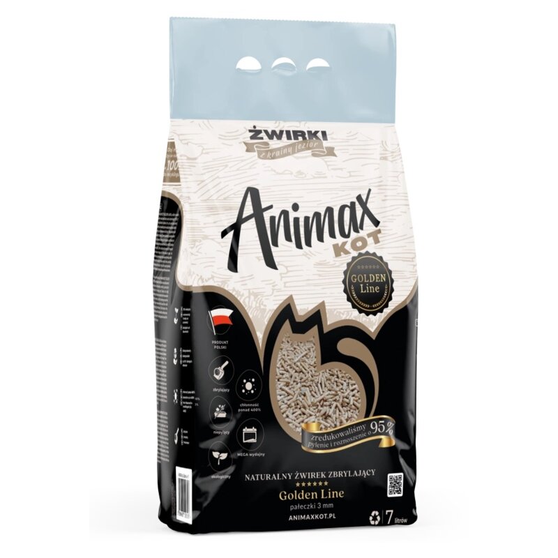 Żwirek dla kota ANIMAX Kot Golden Line 7 L