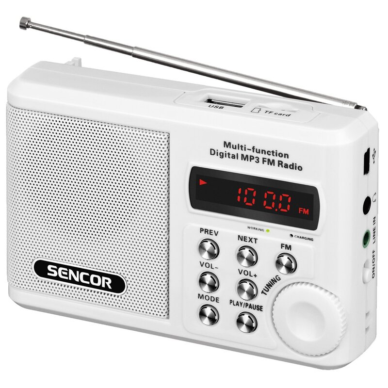 Sencor SRD 215 W Radio FM Biały