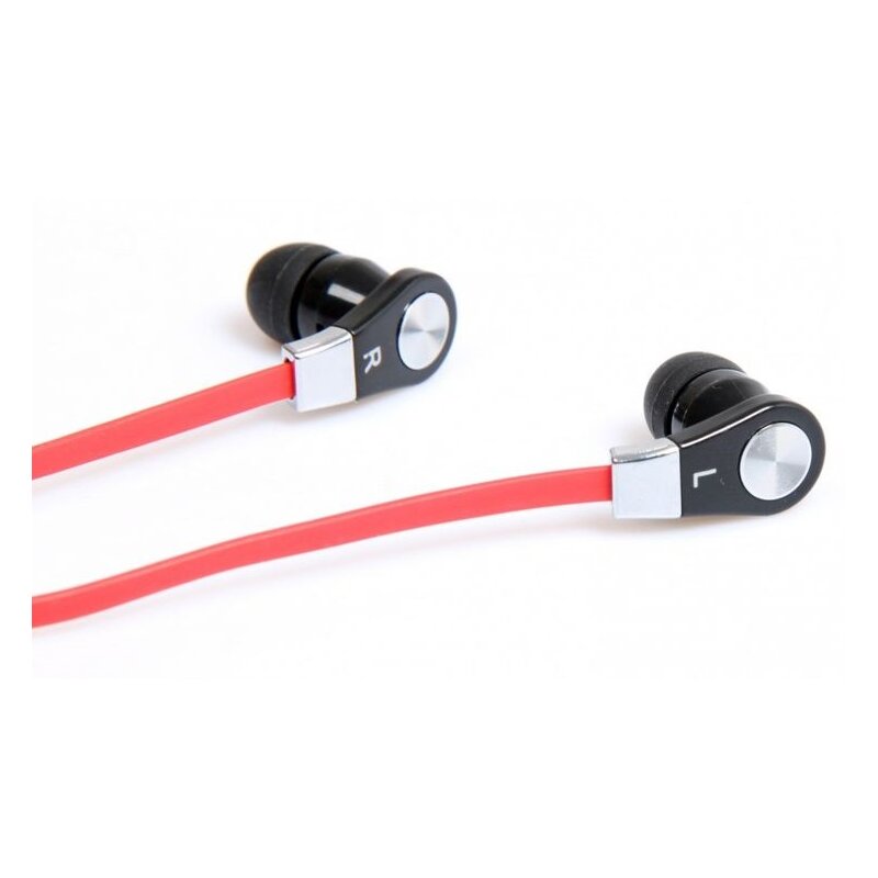 Słuchawki dokanałowe MEDIA-TECH Magicsound DS-2 Czarno-czerwony
