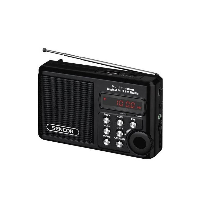 Sencor SRD 215 B Radio FM Czarny