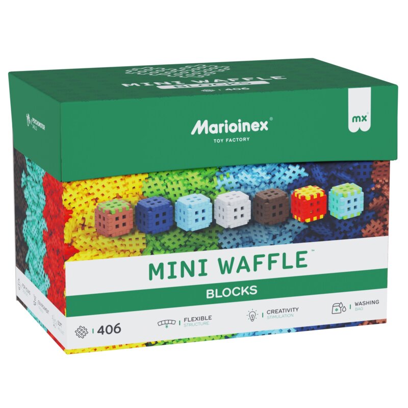 Klocki elastyczne MARIOINEX Mini Waffle Blocks 908426