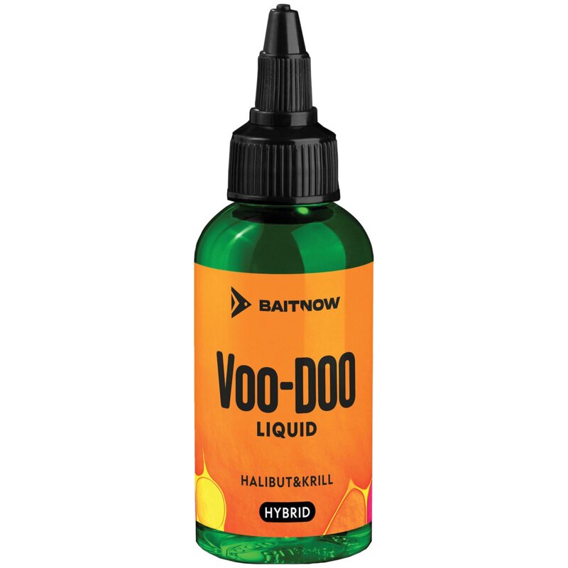 Liquid BAITNOW Voo-Doo Hybrid Halibut & Krill (50 ml)