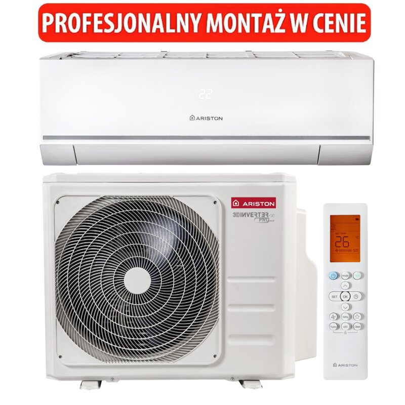 Klimatyzator Split, Pompa ciepła powietrze - powietrze ARISTON Nevis Evo 35 z usługą montażu