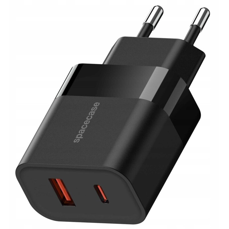 Ładowarka sieciowa SPACECASE SC001B 20W Czarny