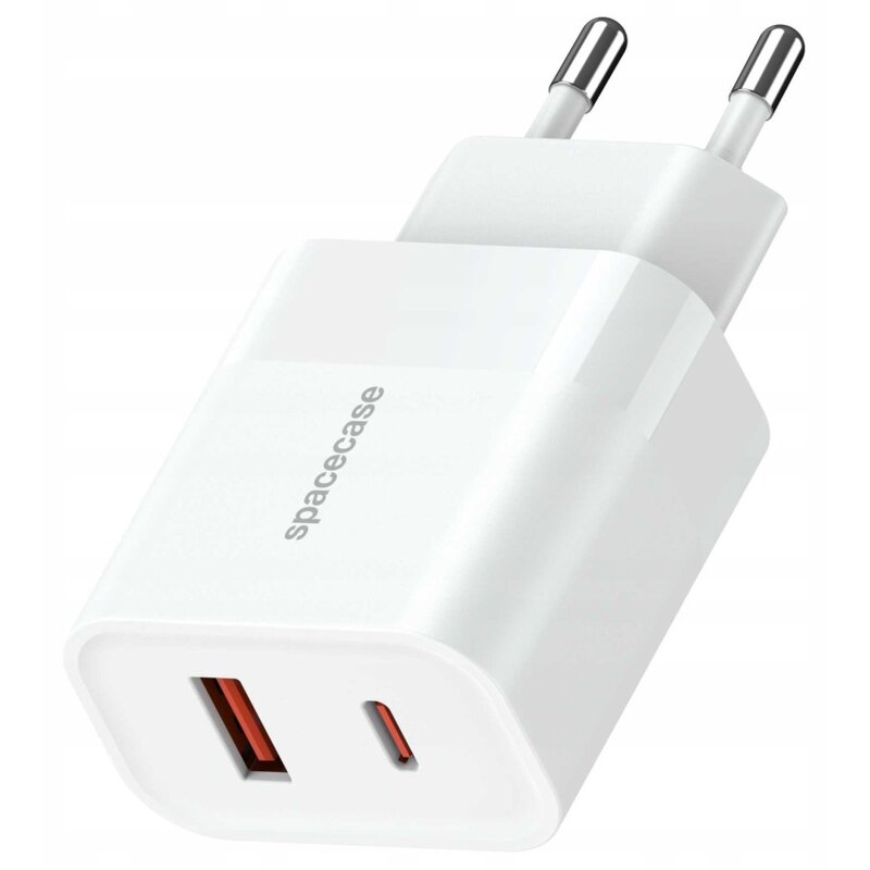 Ładowarka sieciowa SPACECASE SC002W 20W Biały