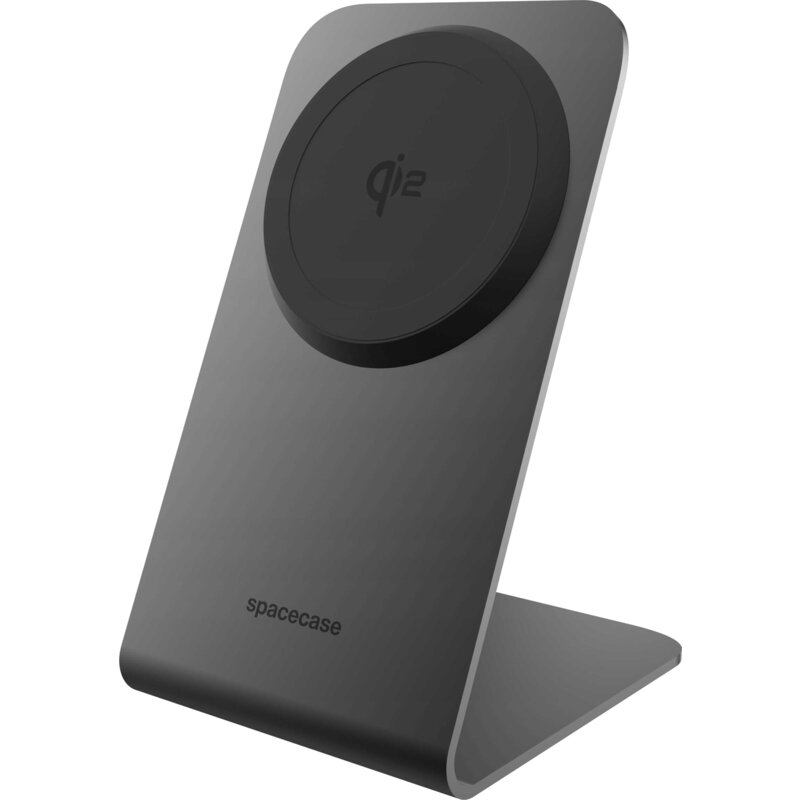 Ładowarka indukcyjna SPACECASE Wireless Charger MagCharge WM13B 15W Szary Qi2
