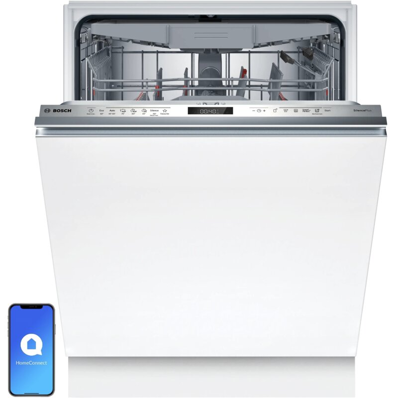 Bosch Serie 6 SBD6ECX21E 59,8cm Szuflada na sztućce Zdalne sterowanie