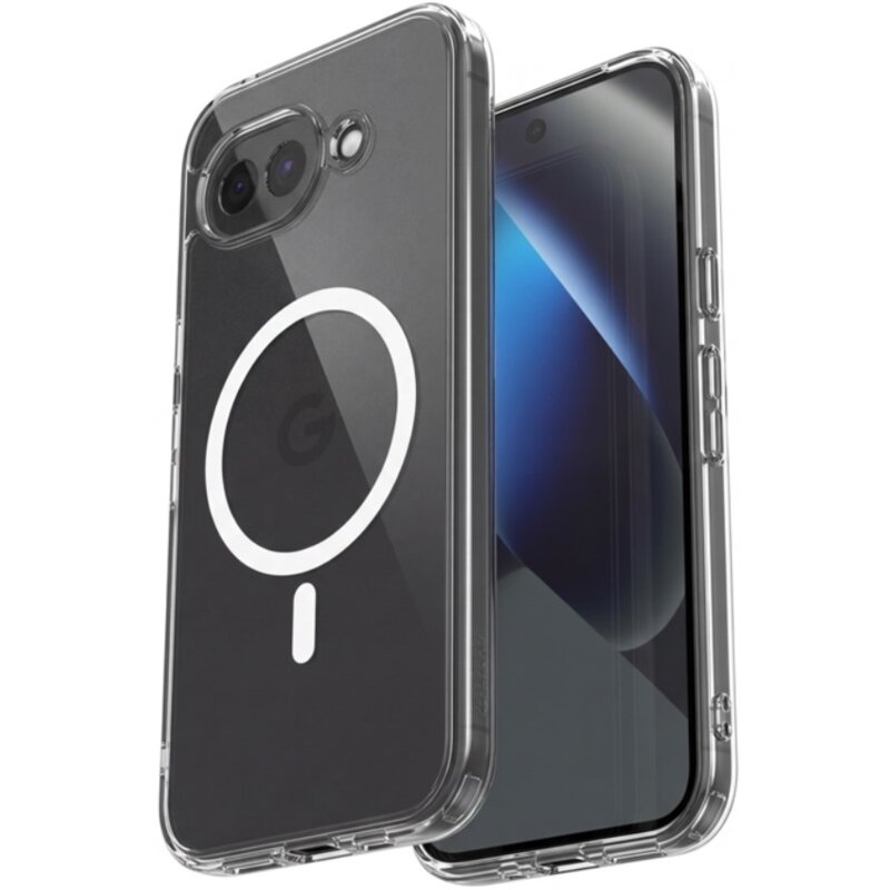 Etui CRONG Hybrid Clear Magnetic MagSafe do Google Pixel 10a Przezroczysty
