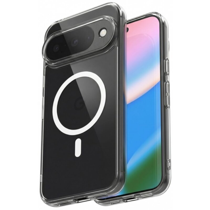 Crong Hybrid Clear Magnetic MagSafe do Google Pixel 10 / 10 Pro Przezroczysty