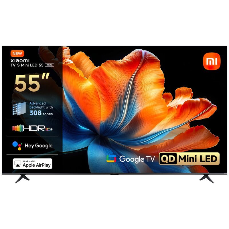 Telewizor XIAOMI S Mini 2026 55" QD-Mini LED 4K DLG 120 Hz Google TV HDMI 2.1