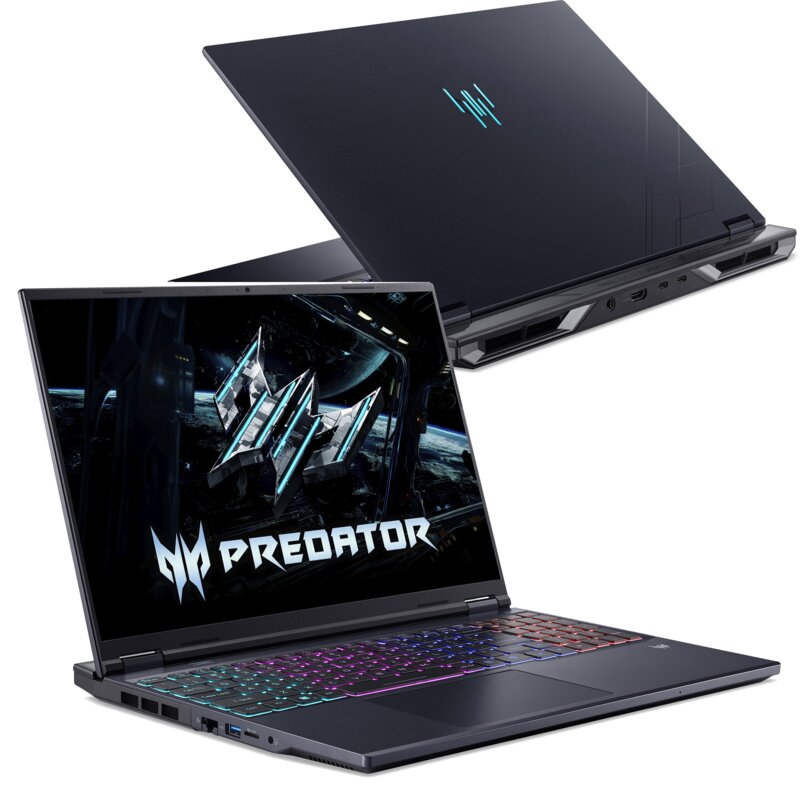 Laptop PREDATOR Helios Neo 16 PHN16-I31-51FS 16" IPS 180Hz i5-14450HX 16GB RAM 1TB RAM GeForce RTX5050 Windows 11 Home