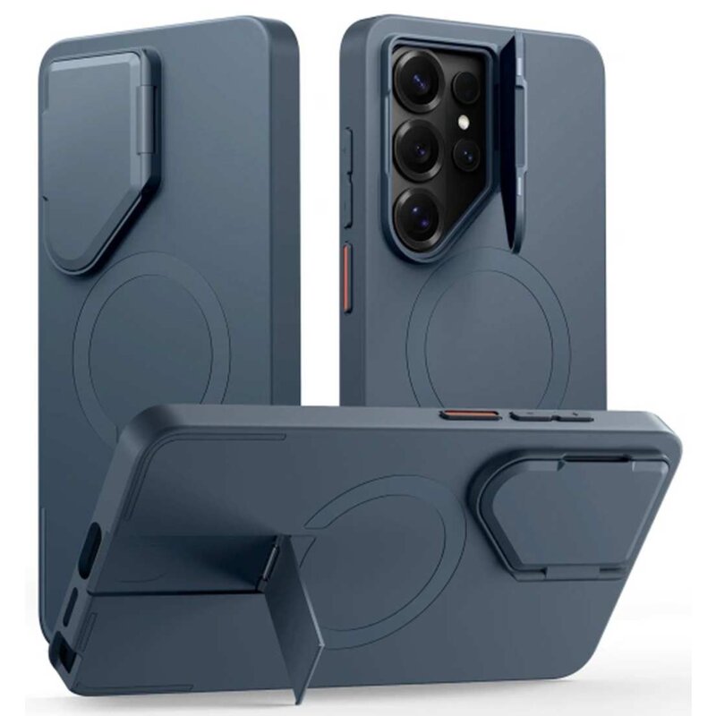 Etui TECH-PROTECT Kevlar Aura MagSafe do Samsung Galaxy S26 Ultra Niebieski