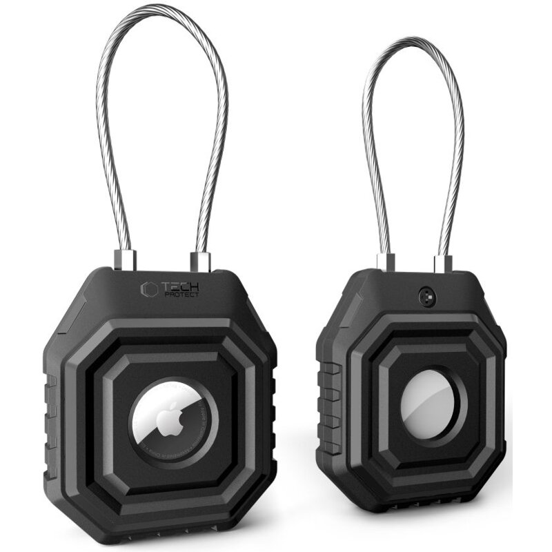 Etui TECH-PROTECT Kevlar Seal do Apple AirTag 1/2 Czarny