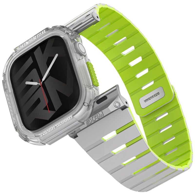 Etui SKINARMA Gemini do Apple Watch 10 (42mm) Przezroczysty