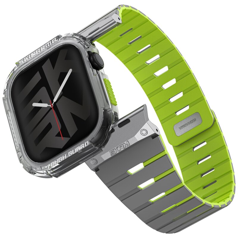 Etui SKINARMA Gemini do Apple Watch 10 (46mm) Przezroczysty