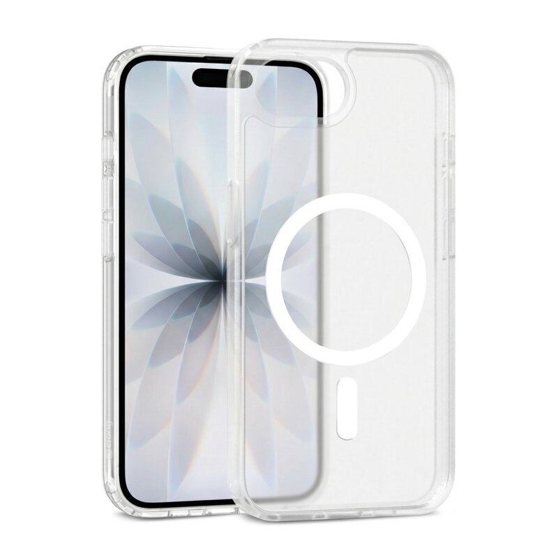 Etui CRONG Hybrid Matte Magnetic MagSafe do Apple iPhone 17e/16e Biały
