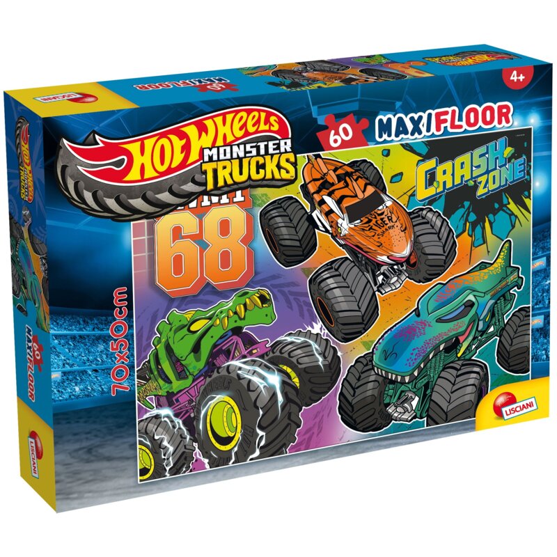 Puzzle LISCIANI Hot Wheels Maxifloor 304-116935 (60 elementów)