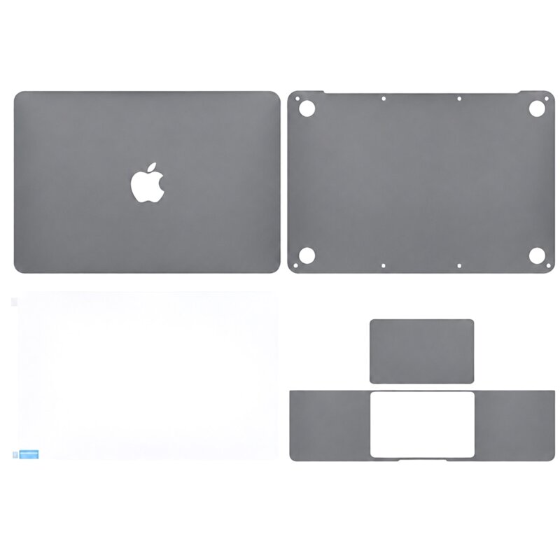 Zestaw ochronny MOCOLL 5w1 do Apple MacBook Air 13.6 Szary