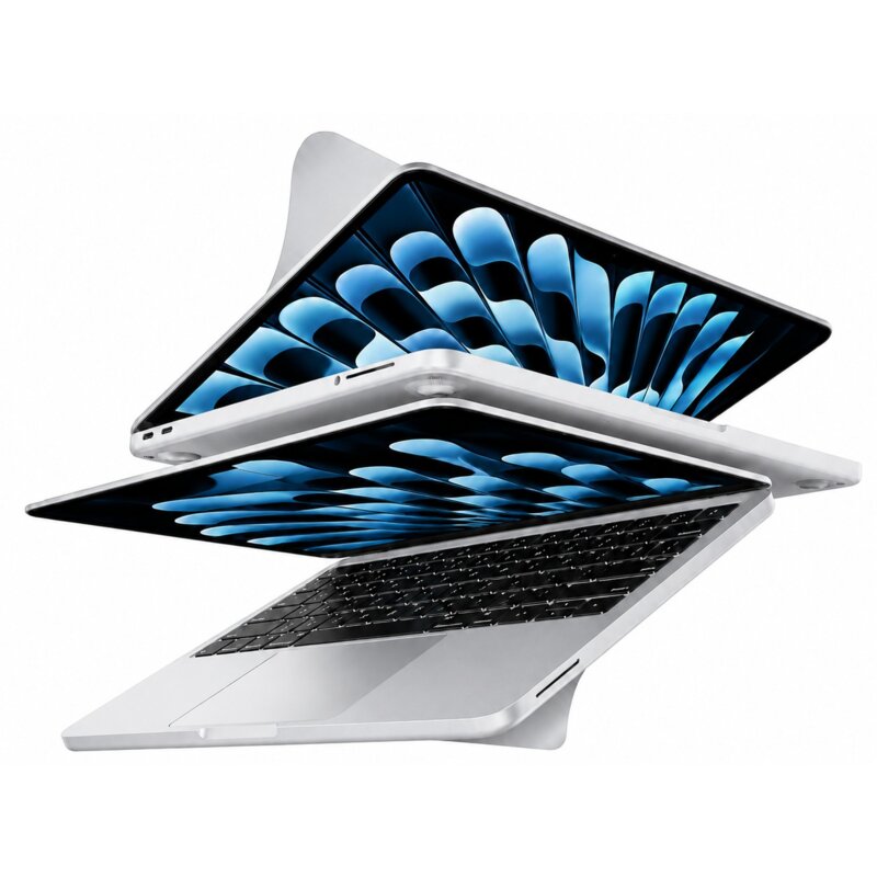 Zestaw ochronny MOCOLL 5w1 do Apple MacBook Air 15.3 Srebrny