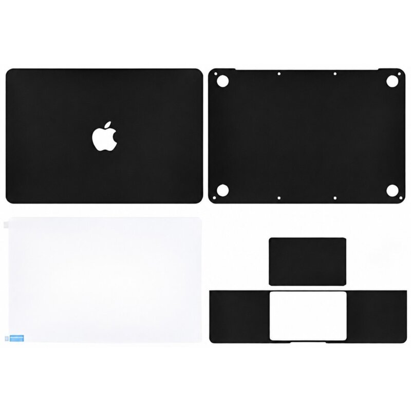 Zestaw ochronny 5w1 MARCOL do Macbook Pro 14 Czarny