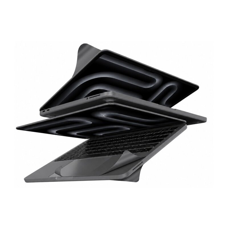 Zestaw ochronny MOCOLL 5w1 do Apple MacBook Pro 16 Szary