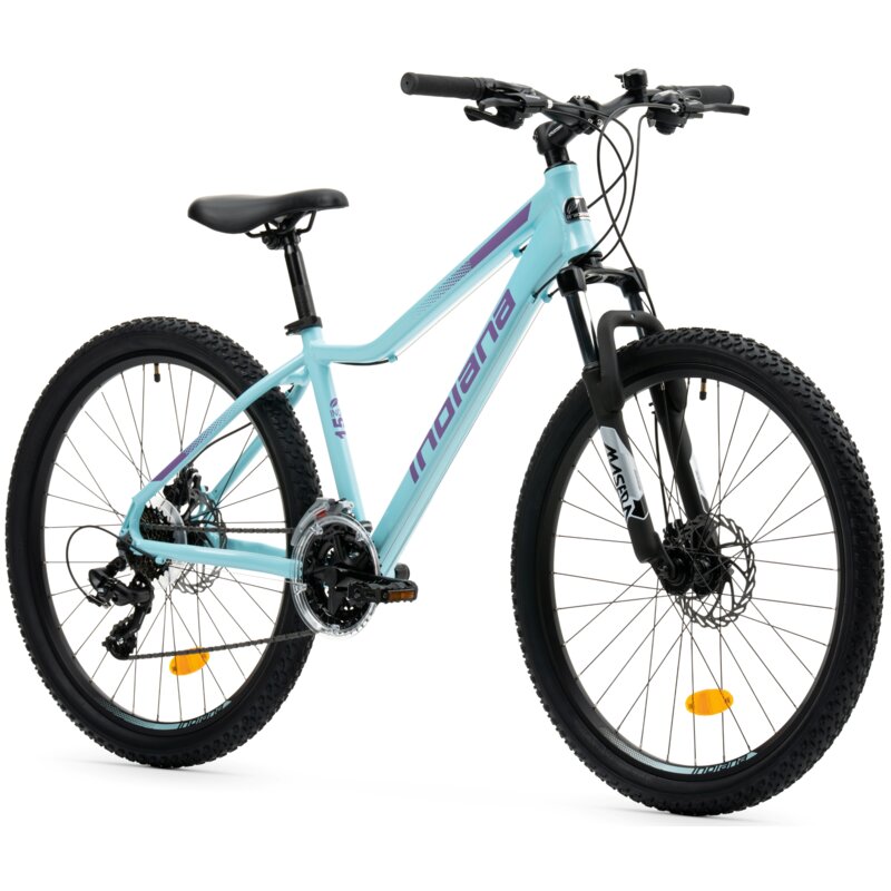 Rower górski MTB INDIANA X-Pulser 2.6 D15 26 cali damski Lazurowo-fioletowy