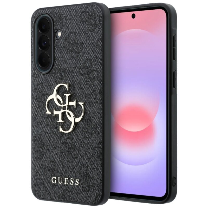 Etui GUESS Leather 4G Metal Logo do Samsung Galaxy A37 5G Czarny
