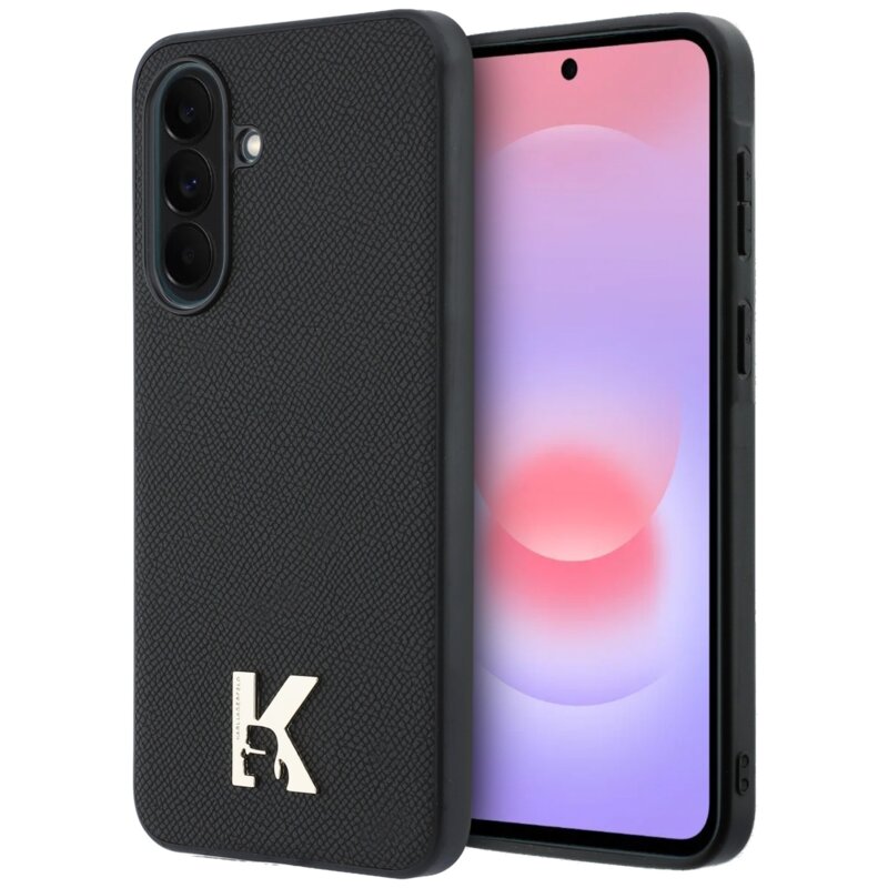 Etui KARL LAGERFELD Head Logo do Samsung Galaxy A37 5G Czarny