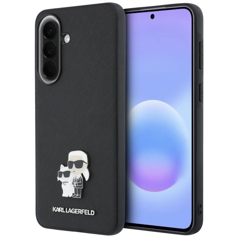 Etui KARL LAGERFELD Saffiano Karl&Choupette do Samsung Galaxy A57 5G Czarny