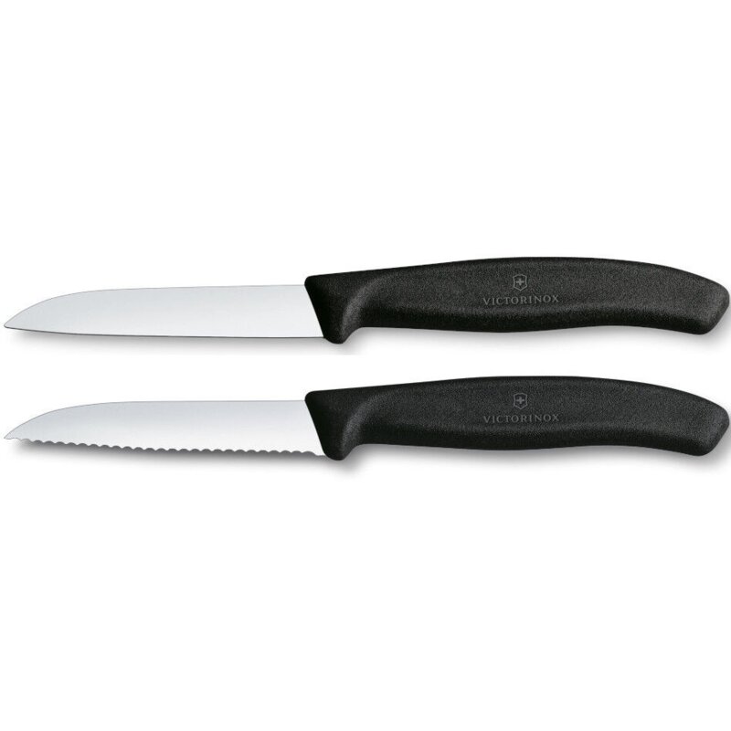 Zestaw noży VICTORINOX Swiss Classic Czarny (2 elementy)