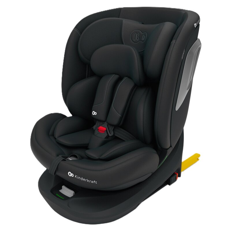 Fotelik samochodowy KINDERKRAFT I-Grow 2 Plus I-Size 40-150 cm (0-36 kg) Czarny