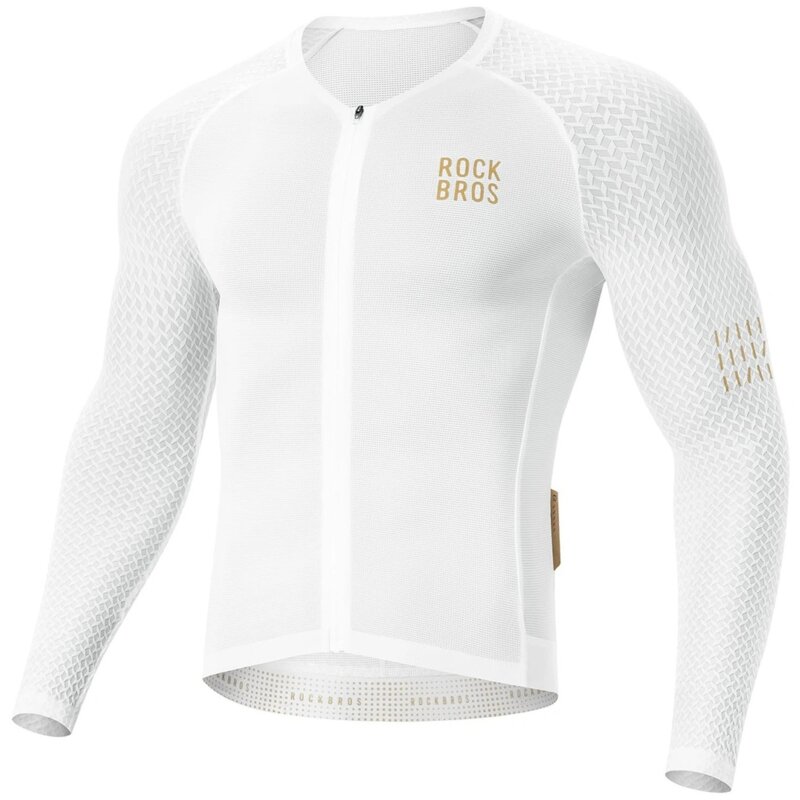 Koszulka rowerowa ROCKBROS YDCX008 Diamond (rozmiar XL) Biały