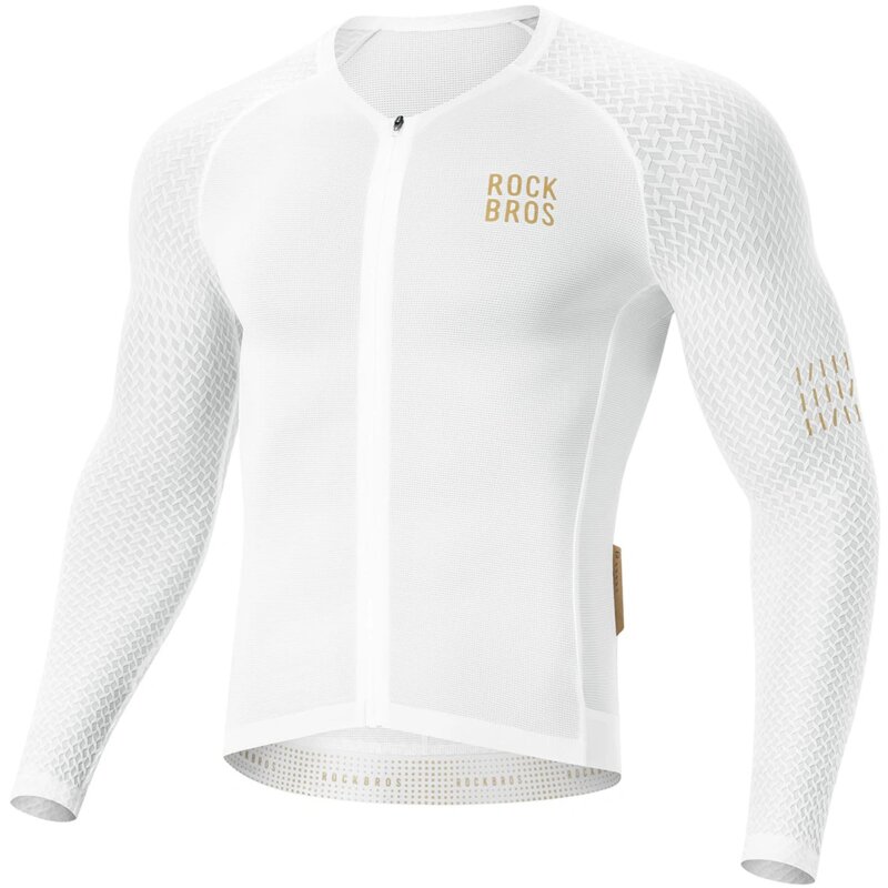 Koszulka rowerowa ROCKBROS YDCX008 Diamond (rozmiar XXXL) Biały