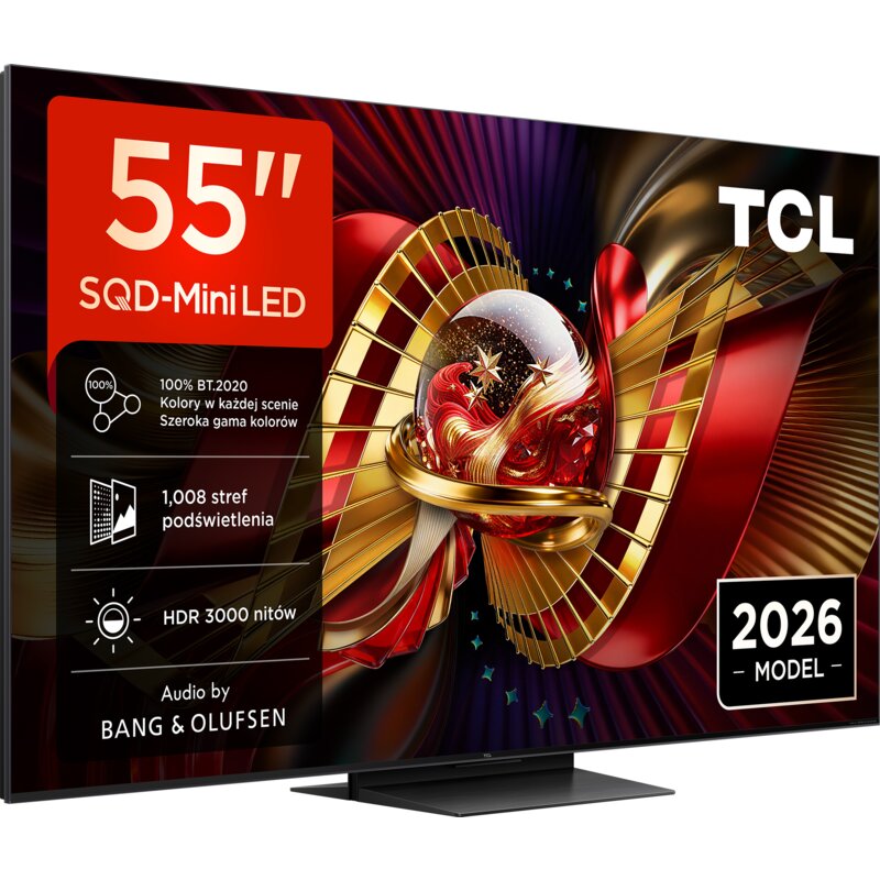 Telewizor TCL 55C8L 55" SQD-MINILED 4K 144 Hz Google TV Dolby Atmos Dolby Vision HDMI 2.1