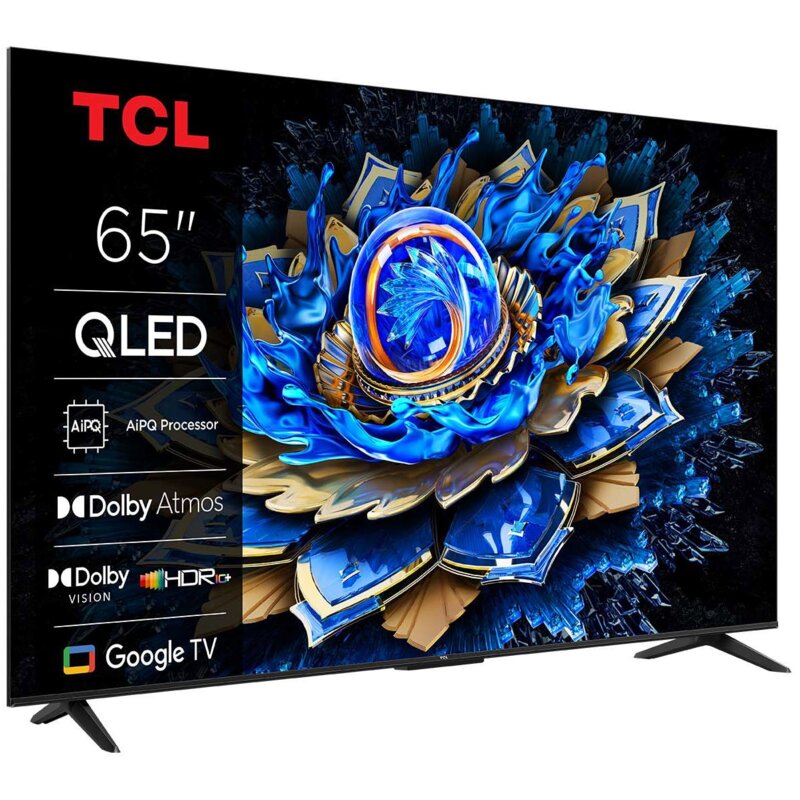 Telewizor TCL 65T69C 65" QLED 4K Google TV Dolby Atmos Dolby Vision HDMI 2.1