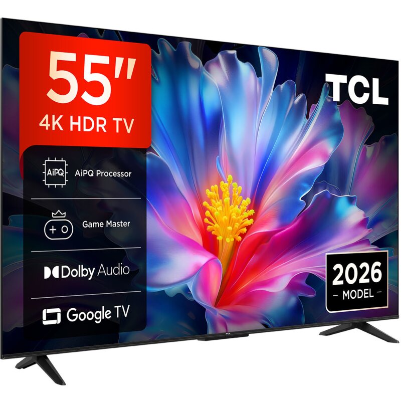 TCL 55P6L 55" LED 4K Google TV HDMI 2.1 DVB-T2